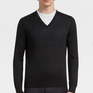 Ermenegildo Zegna Wool V-Neck Sweater